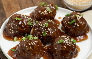 Meal Plan Dinner: Teriyaki Meatballs